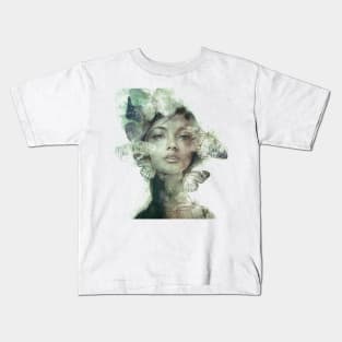 Digital art Portrait Kids T-Shirt